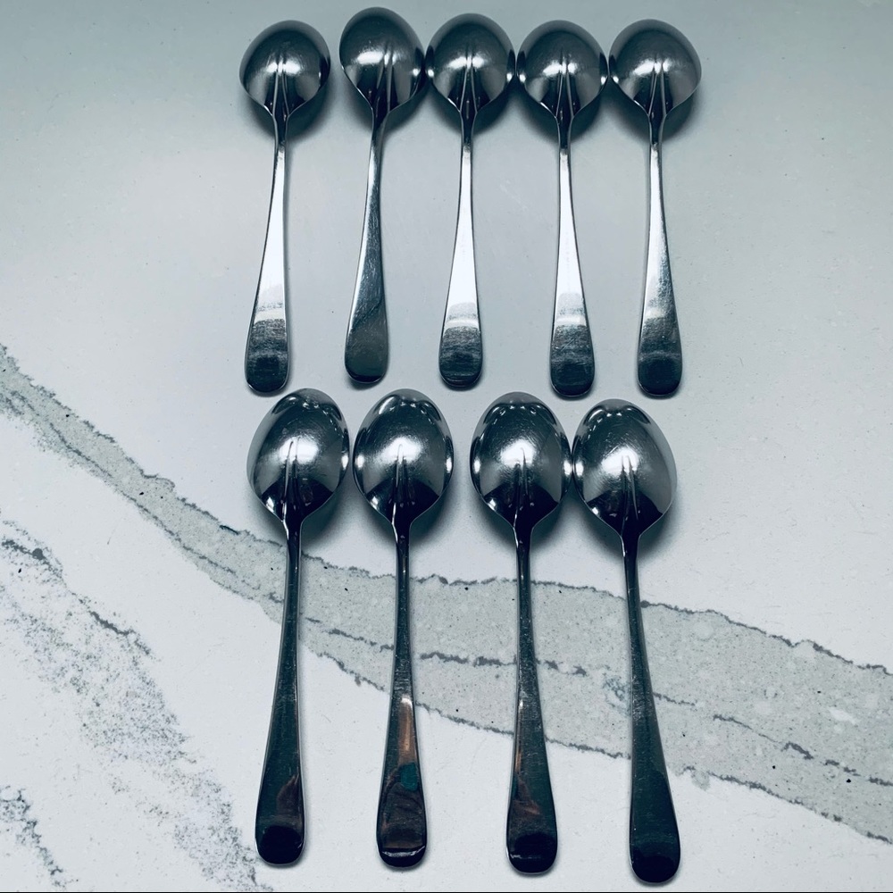 9 Georgia House Queen Anne Stainless Teaspoons - Picture 2 of 7